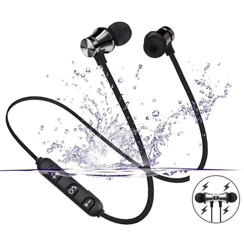 Magnetic Wireless Earphone Bluetooth Earphone Stereo Sports Waterproof Earbuds Wireless in-ear Headset with Mic Free shipping