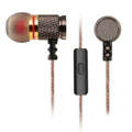 Hot sale In-Ear Earphone Highest Quality HiFi Sport Earbud Auricular Metal Fever Heavy Bass Copper HD Metal Bass Stereo earpiece