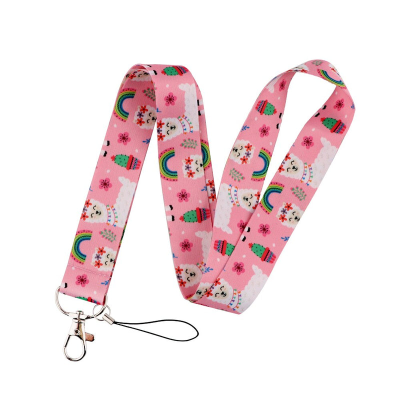 CA1598 Cartoon Cute Lanyard For Keys Hanging Ropes Phone Badge Neck Straps Plants Necklaces Fashion Accessories