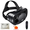 Virtual Reality 3D VR Headset Smart Glasses Helmet for Smartphones Cell Phone Mobile 7 Inches Lenses Binoculars with Controllers