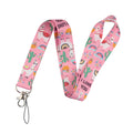 CA1598 Cartoon Cute Lanyard For Keys Hanging Ropes Phone Badge Neck Straps Plants Necklaces Fashion Accessories