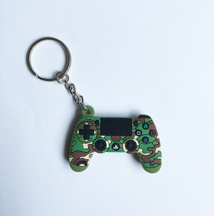 For PS5 PVC Soft Glue Mini Game Controller Key Chain PS4 Phone Wallet Backpack Pendant For Playstation5 Gamepad Game Accessories