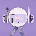 GeekShare Nintendo Switch Case Steamed Bread Rabbit Cartoon Dessert Fairy League Soft Cover Back Girp Shell For Nintend Switch