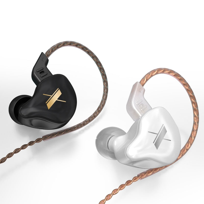 KZ EDX 1DD 10mm Composite Magnetic Dynamic Driver HiFi In-Ear Earphone IEM with Detachable 0.75mm 2 Pin Cable