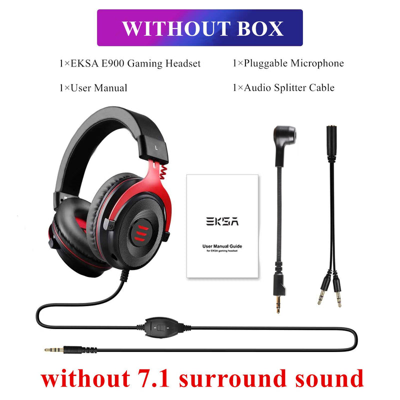 EKSA E900 Pro / E900 Headset Gamer Wired PC USB 3.5mm XBOX/ PS4 Headphone with Microphone 7.1 Surround Sound For Computer Laptop