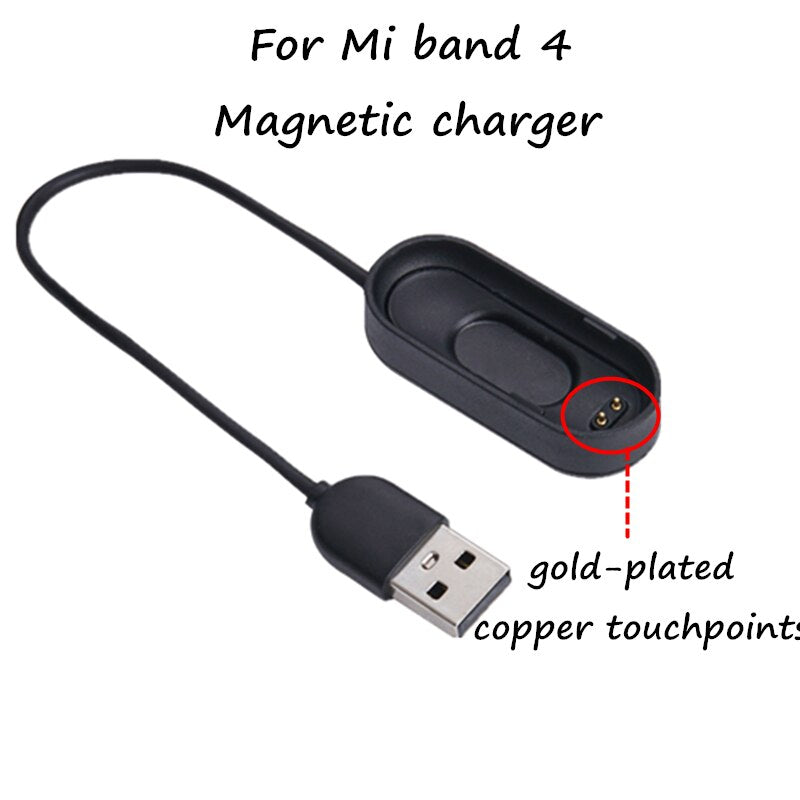 Charger Wire For Xiaomi Mi Band 5 4 3 2 Smart Wristband bracelet For Mi band 5 Charging cable Miband 4 3 USB Charger Cable