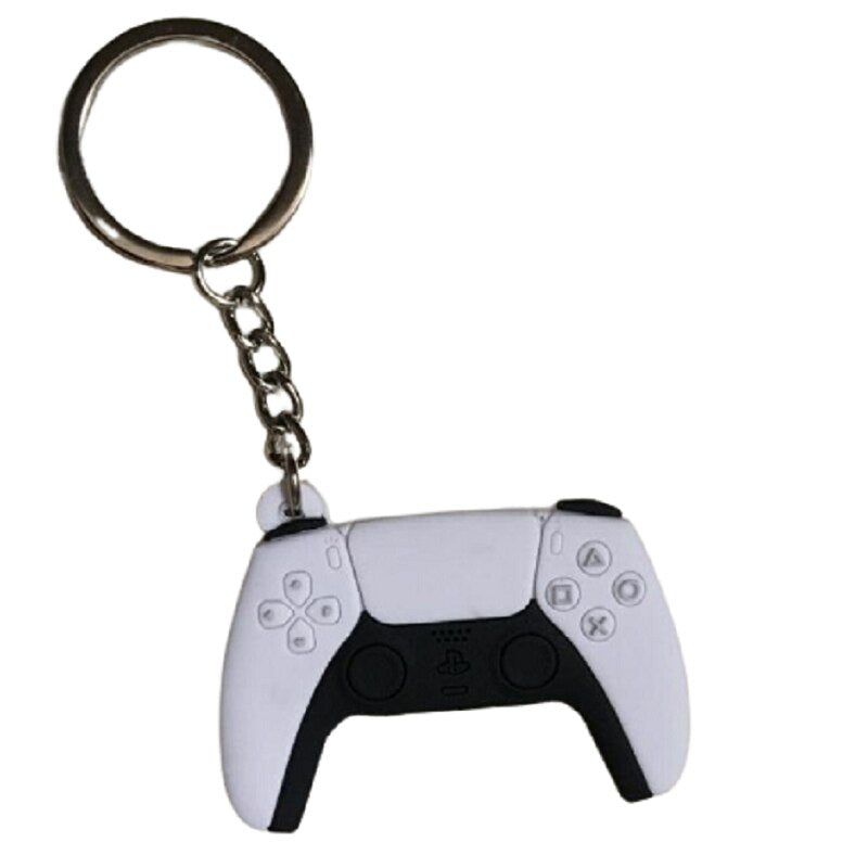 For PS5 PVC Soft Glue Mini Game Controller Key Chain PS4 Phone Wallet Backpack Pendant For Playstation5 Gamepad Game Accessories