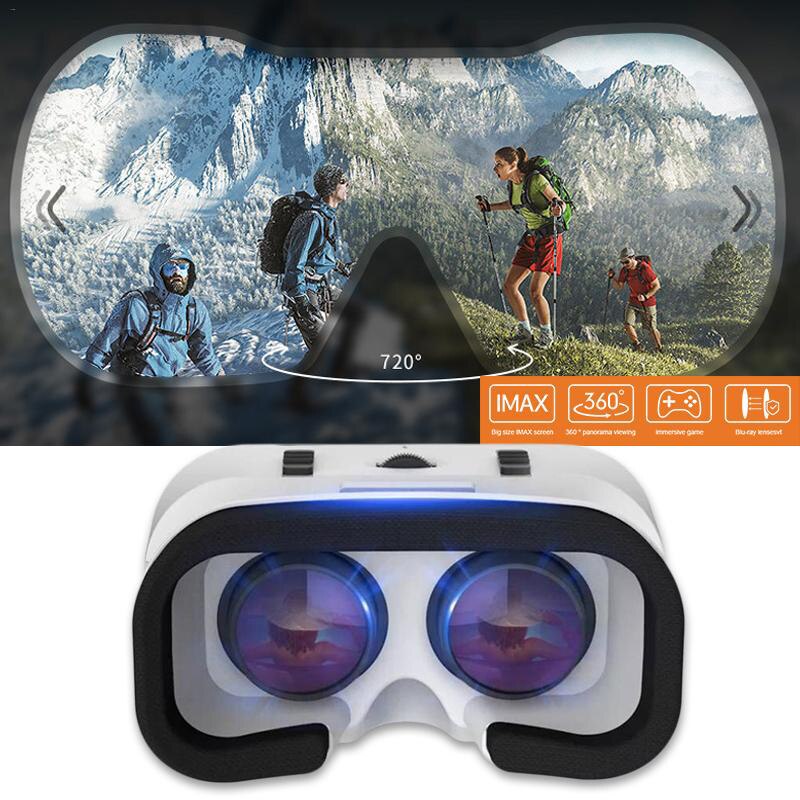 3D VR Glasses Headset Head-mounted Adjustable VR G05A For 4.7-6.0 Inches Android Smart Phones Virtual Reality Glasses Portable