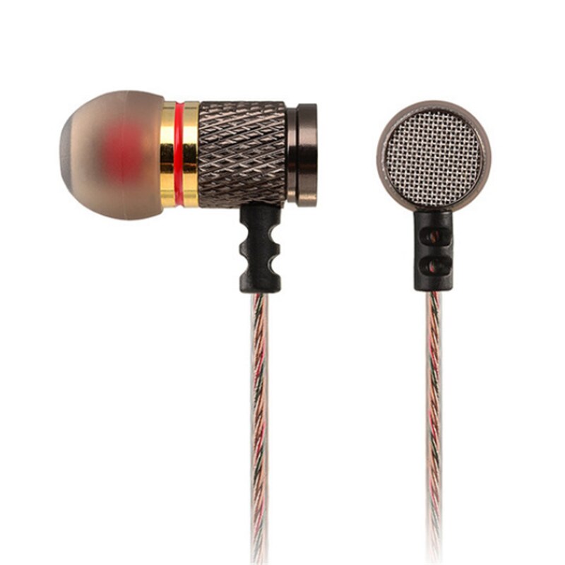 Hot sale In-Ear Earphone Highest Quality HiFi Sport Earbud Auricular Metal Fever Heavy Bass Copper HD Metal Bass Stereo earpiece