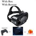 Virtual Reality 3D VR Headset Smart Glasses Helmet for Smartphones Cell Phone Mobile 7 Inches Lenses Binoculars with Controllers