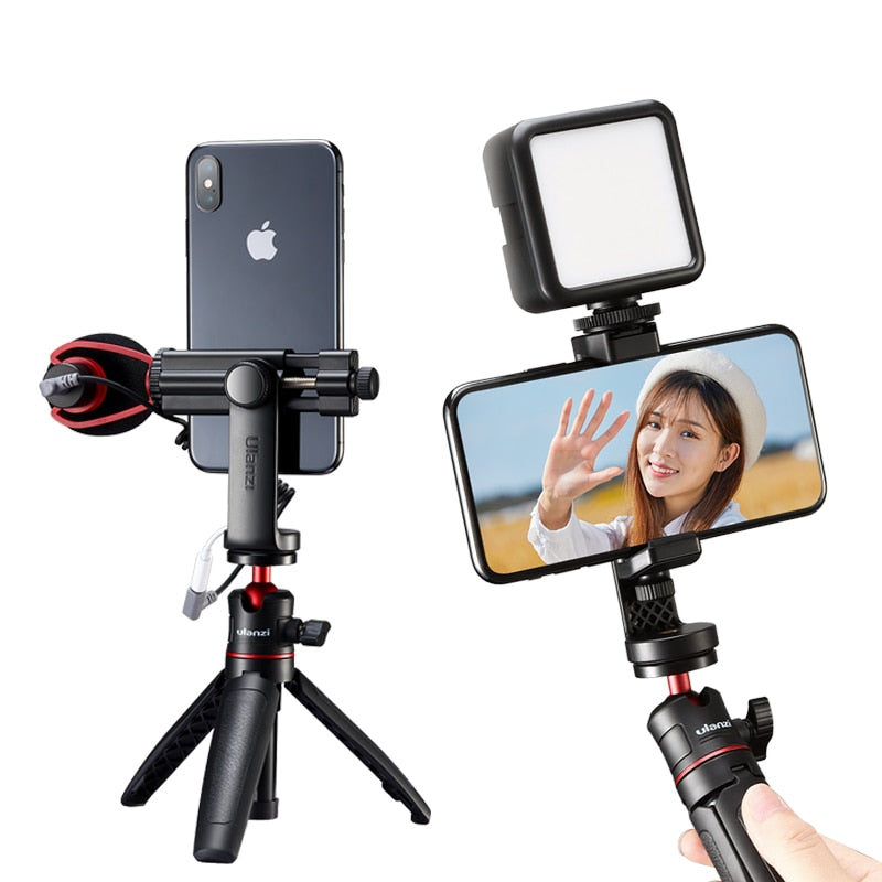 Ulanzi ST-17 Universal Smartphone Tripod Mount Vertical Shooting 360 Rotation Phone Mount Holder for iPhone Android