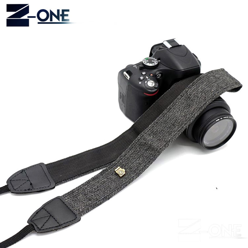 2018 New Universal Adjustable Cotton Leather Camera Shoulder Neck Strap Belt For Sony Nikon SLR Cameras Strap Accessories Part