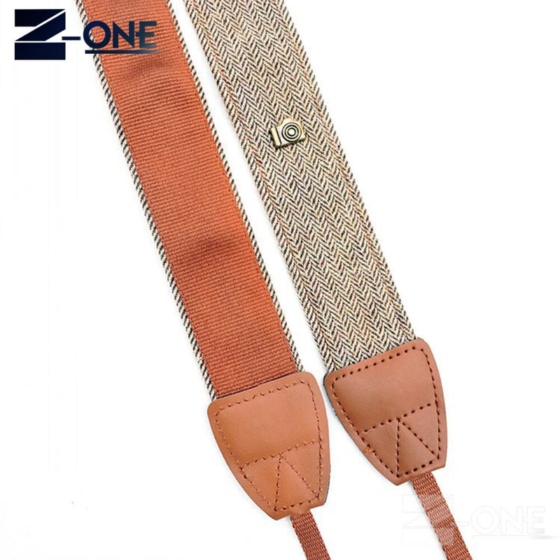 2018 New Universal Adjustable Cotton Leather Camera Shoulder Neck Strap Belt For Sony Nikon SLR Cameras Strap Accessories Part