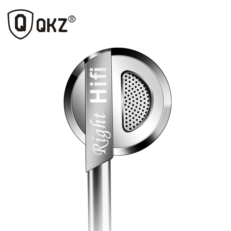 Earphone QKZ DM9 Zinc Alloy HiFi Earphone In Ear Earphones fone de ouvido BASS Metal DJ MP3 Headset auriculares audifonos Stereo