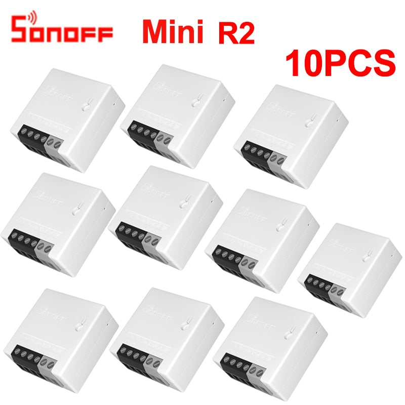 Sonoff Mini R2 Wifi Smart Switch MINIR2 2 Way Modules eWeLink APP DIY Switch Wireless Remote Control Work with Alexa Google Home