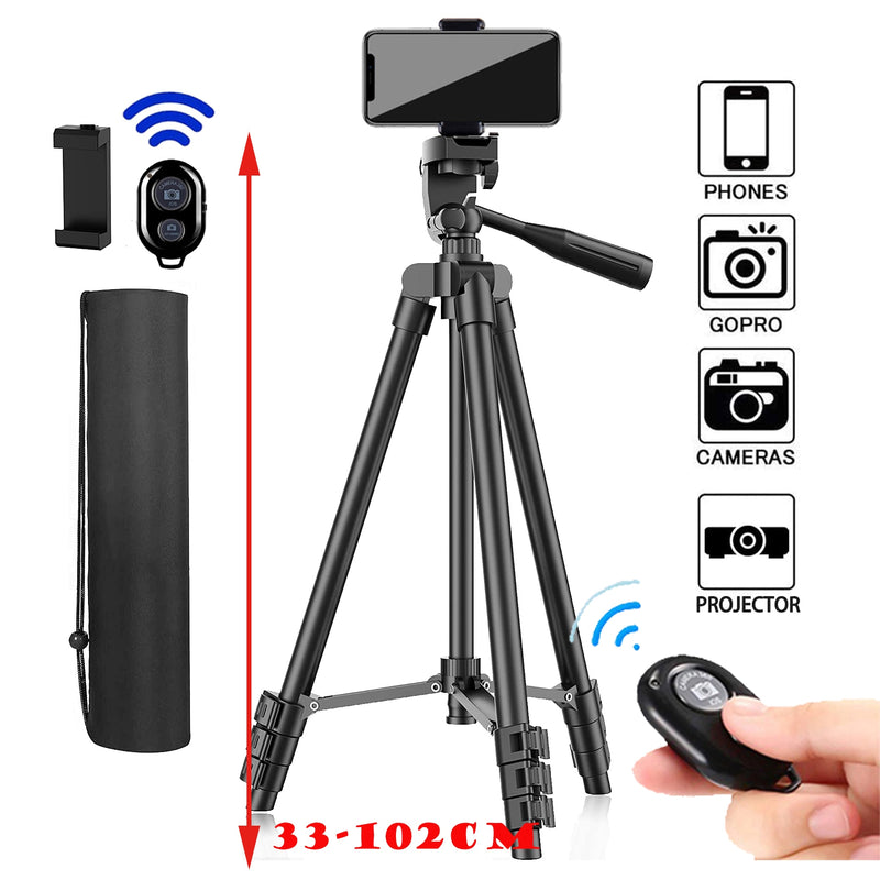 DSLR Flexible Tripod Extendable Travel Lightweight Stand Remote Control For Mobile Cell Phone Mount Camera Gopro Live Youtube