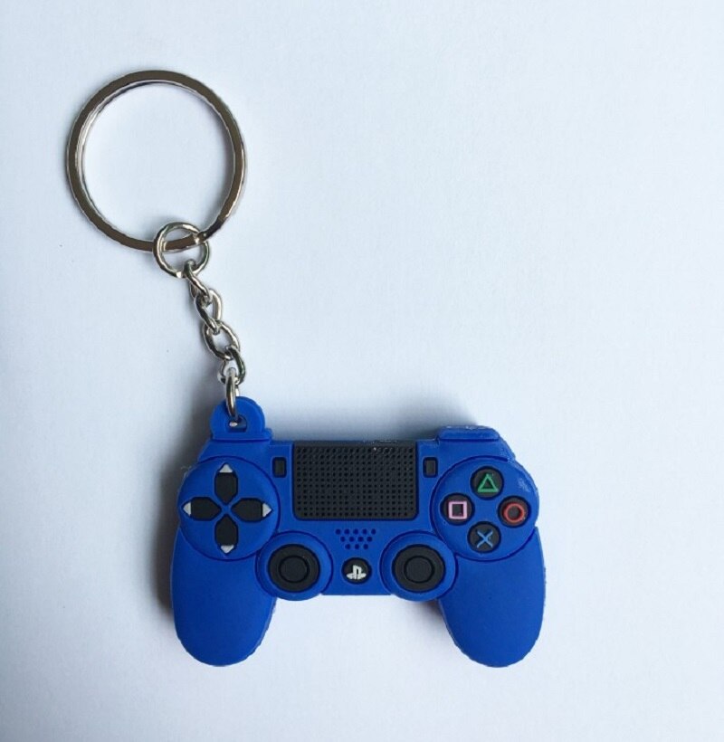 For PS5 PVC Soft Glue Mini Game Controller Key Chain PS4 Phone Wallet Backpack Pendant For Playstation5 Gamepad Game Accessories