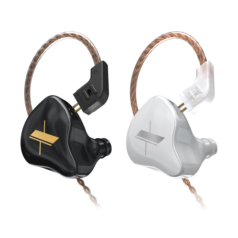 KZ EDX 1DD 10mm Composite Magnetic Dynamic Driver HiFi In-Ear Earphone IEM with Detachable 0.75mm 2 Pin Cable