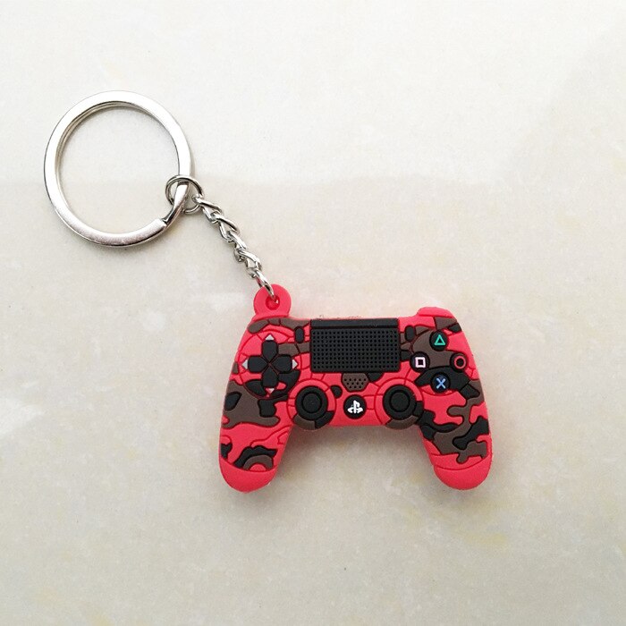 For PS5 PVC Soft Glue Mini Game Controller Key Chain PS4 Phone Wallet Backpack Pendant For Playstation5 Gamepad Game Accessories