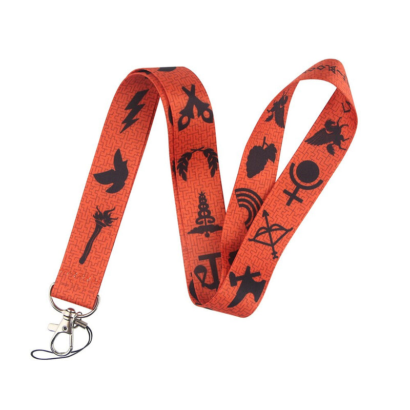 CA1598 Cartoon Cute Lanyard For Keys Hanging Ropes Phone Badge Neck Straps Plants Necklaces Fashion Accessories