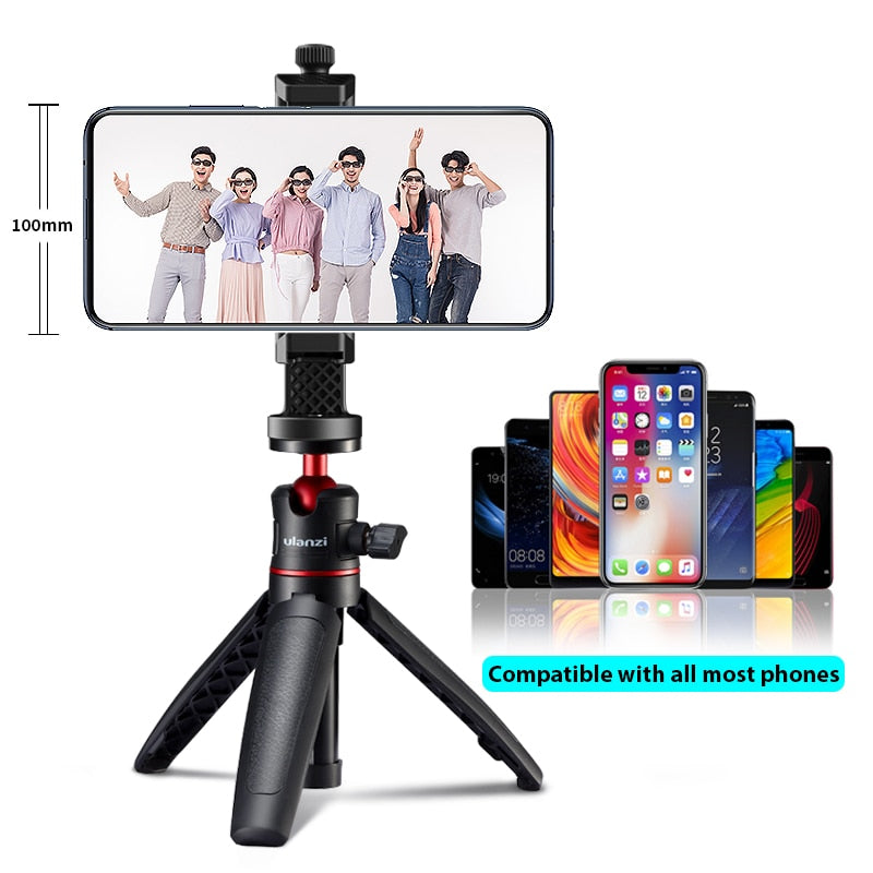 Ulanzi ST-17 Universal Smartphone Tripod Mount Vertical Shooting 360 Rotation Phone Mount Holder for iPhone Android