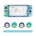 GeekShare Jellyfish Violet Nintendo Switch Shell NS Protective Full Cover Split TPU Soft Case For Nintendo Switch Accessories