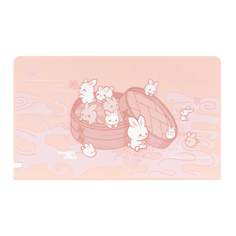 GeekShare Nintendo Switch Case Steamed Bread Rabbit Cartoon Dessert Fairy League Soft Cover Back Girp Shell For Nintend Switch