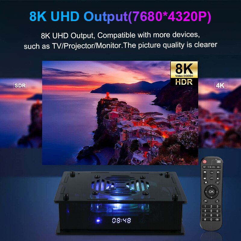 TSINGO New Super Console X Max Plus 4K HD Output Dual System WiFi Retro TV Video Game Player 65000+ Games For PSP/PS1/SS/N64