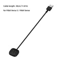 Sense Charging Cable Dock Station Smart Bracelet Replacement Charging Cable Portable USB Charger for Fitbit Versa 3/2/Fitbit