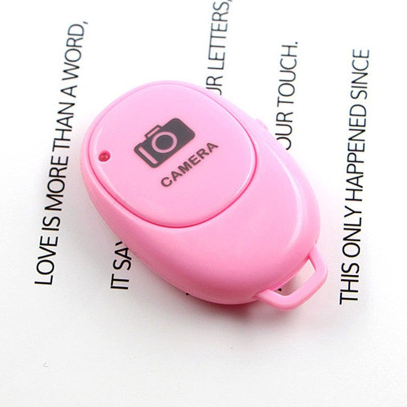 Mini Bluetooth-compatible Remote Control Button Wireless Controller Self-Timer Camera Stick Shutter Release Phone Selfie