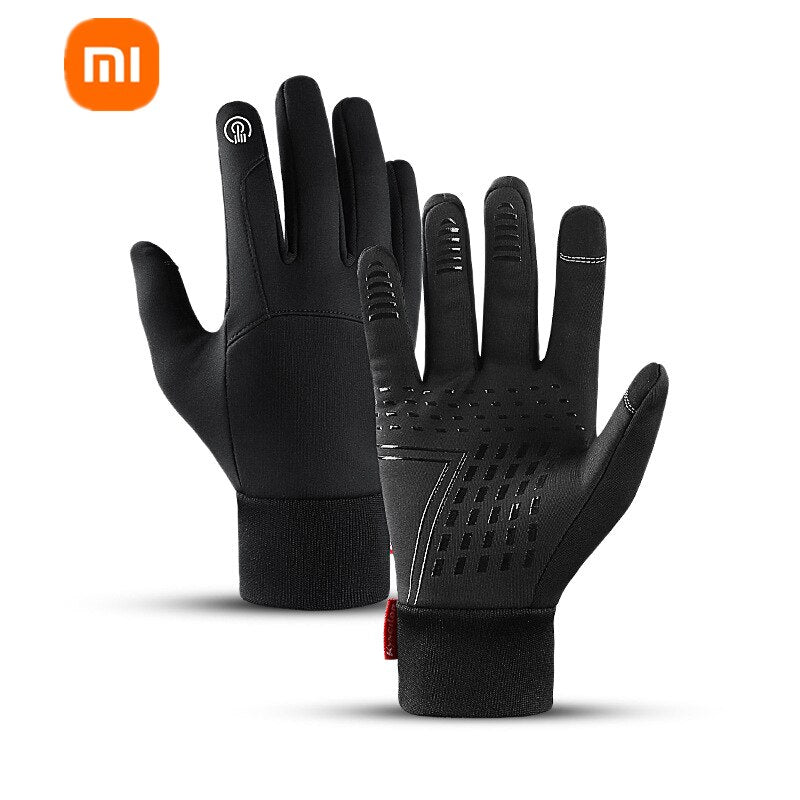 XiaoMi mijia warm windproof gloves touch screen water repellent non-slip mitten ski riding sports gloves winter men and women