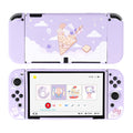 GeekShare Nintendo Switch Case Steamed Bread Rabbit Cartoon Dessert Fairy League Soft Cover Back Girp Shell For Nintend Switch