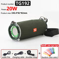 50W High Power TG187 Bluetooth Speaker Waterproof Portable Column For PC Computer Speakers Subwoofer Boom Box Music Center FM TF