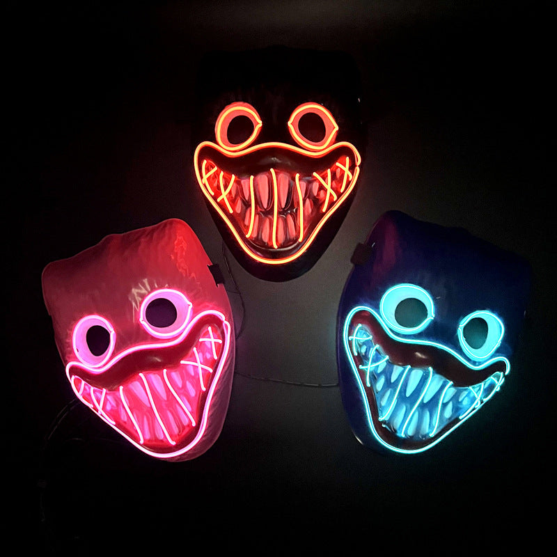 Glowing Poppy Funny Kids Punk Halloween Mask