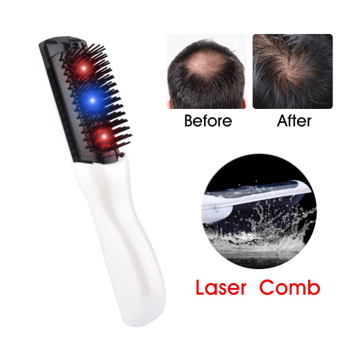 Infrared Ray Growth Laser Hair Comb Massage Equipment Hair Brush Massager Laser Anti Hair Loss Electric Vibration Hairbrush