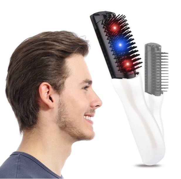 Infrared Ray Growth Laser Hair Comb Massage Equipment Hair Brush Massager Laser Anti Hair Loss Electric Vibration Hairbrush