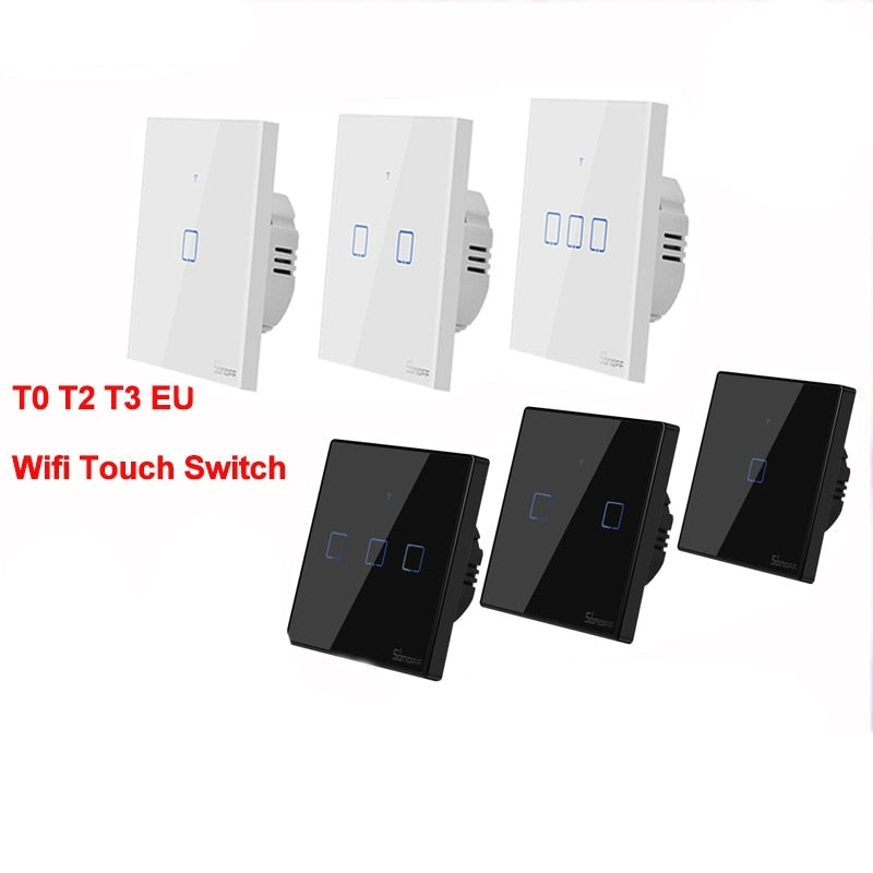 Sonoff TX T0 T2 T3 EU Smart Switch WiFi Touch