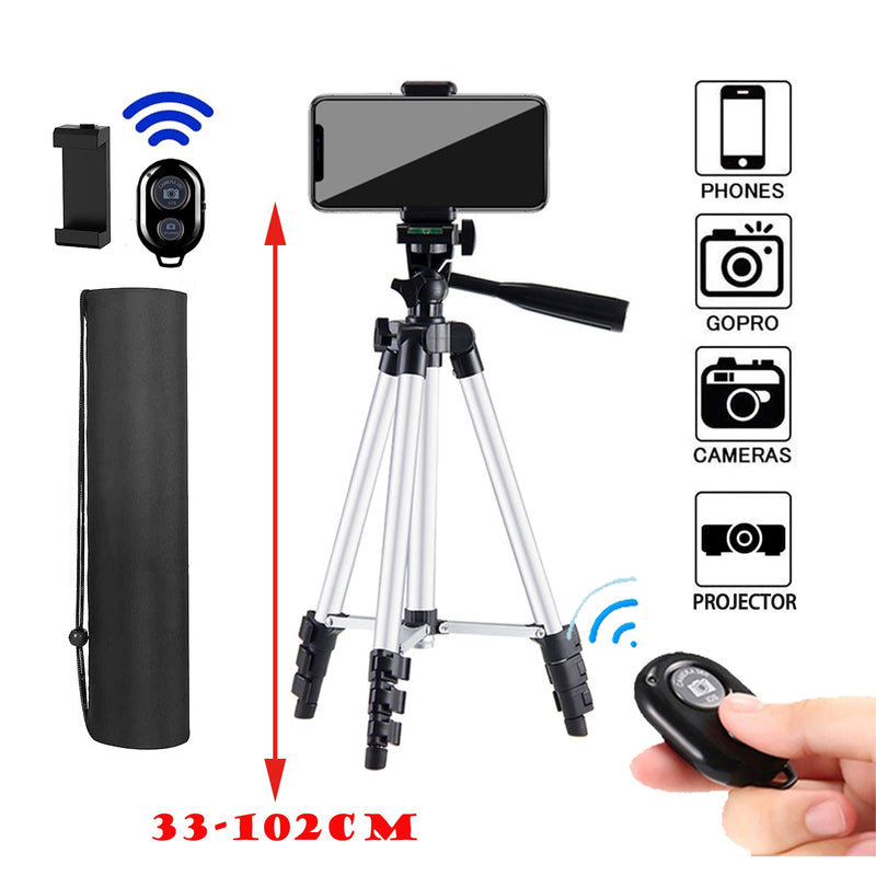 Tripod Extendable Stand Remote Control