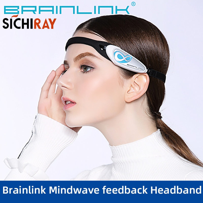 Brainlink Lite EEG Dry Electrode Headband Mind Control Brainwave Feedback Concentration and Meditation Training