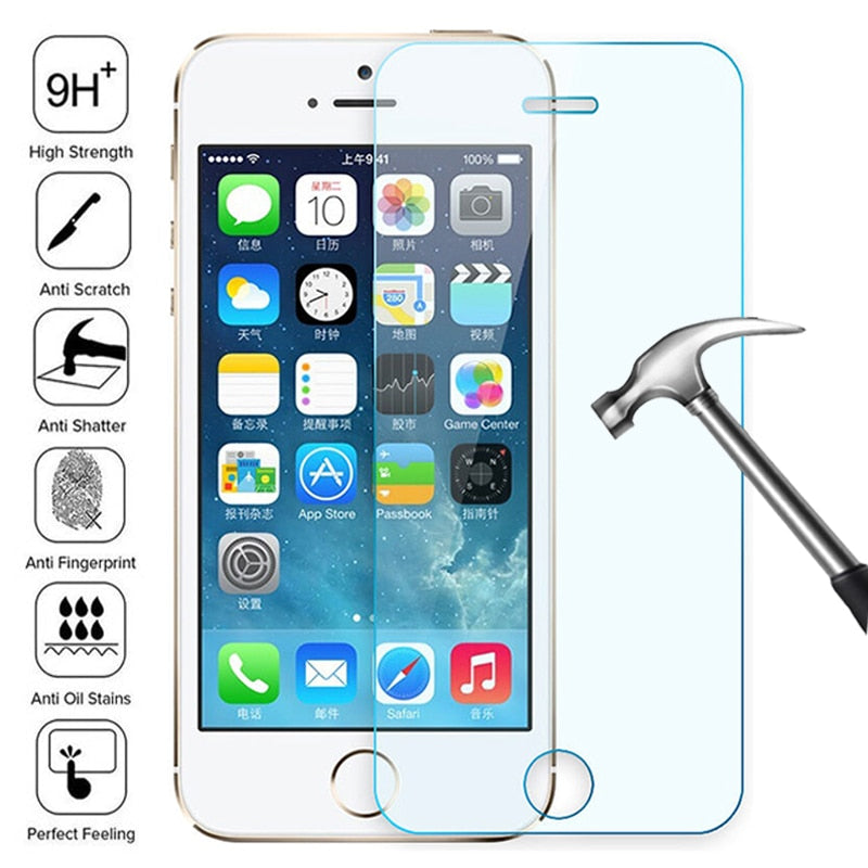 Tempered Glass For iPhone 7 8 6 6S Plus