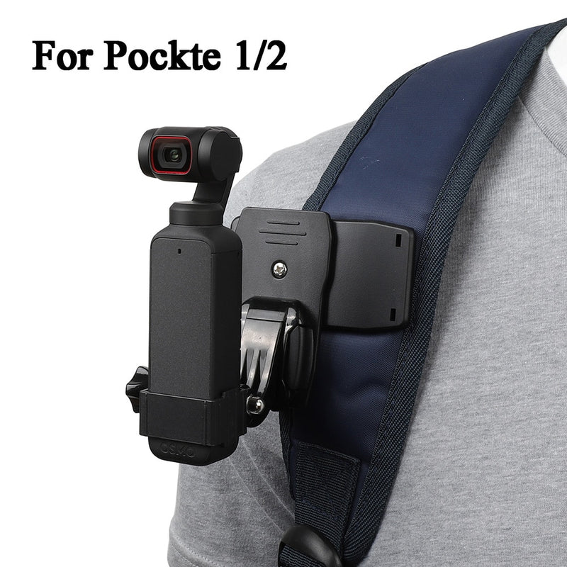 Backpack clip for DJI OSMO Pocket 2 Camera Accessories Expansion  Chest clip Bracket with Adapter Frame Case Mount Holder