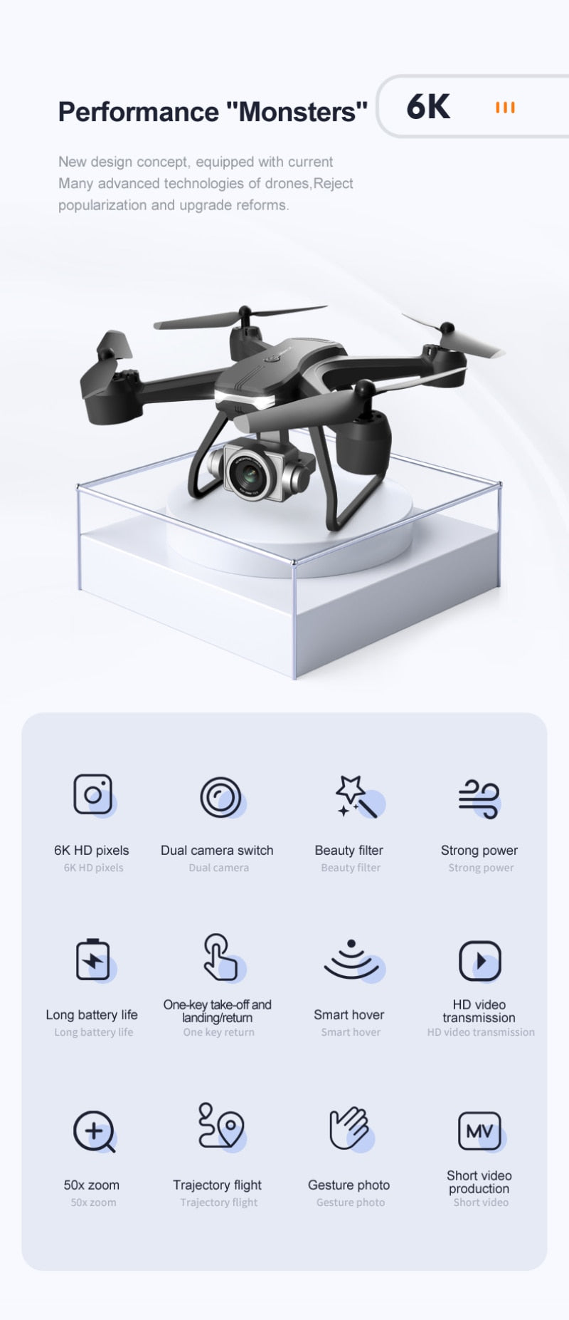 V14 Drone 4k Profession HD Wide Angle Camera