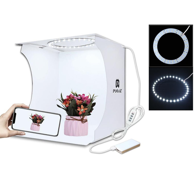 Ring Lightbox Folding Portable Photo Studio Box