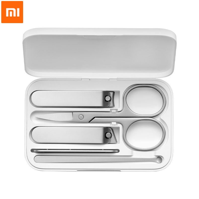 Xiaomi Mijia Nail Clipper Stainless Steel Set Trimmer Pedicure Care Clippers Earpick Nail File Professional Beauty Tools