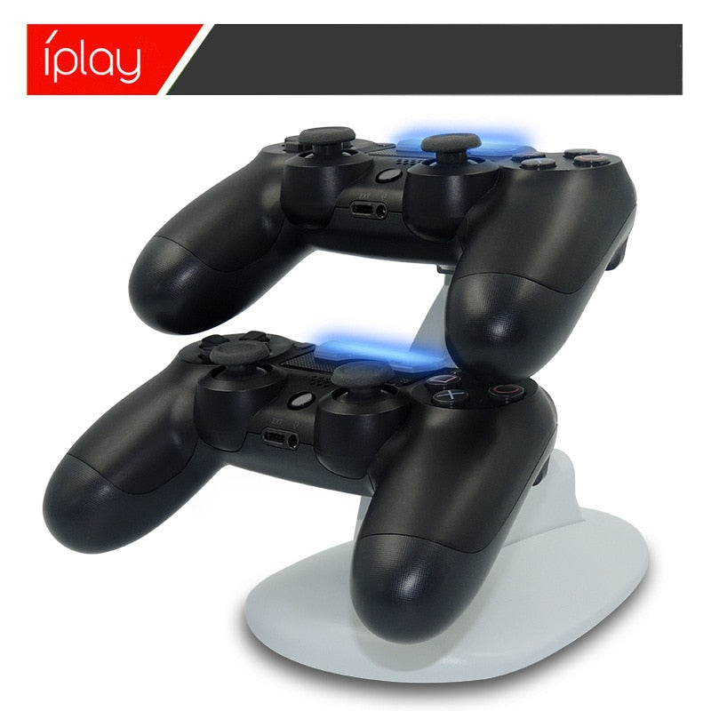 Dock LED Dual USB PS4 Charging Stand Station