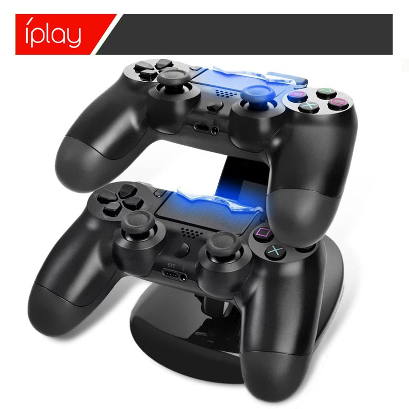 Dock LED Dual USB PS4 Charging Stand Station