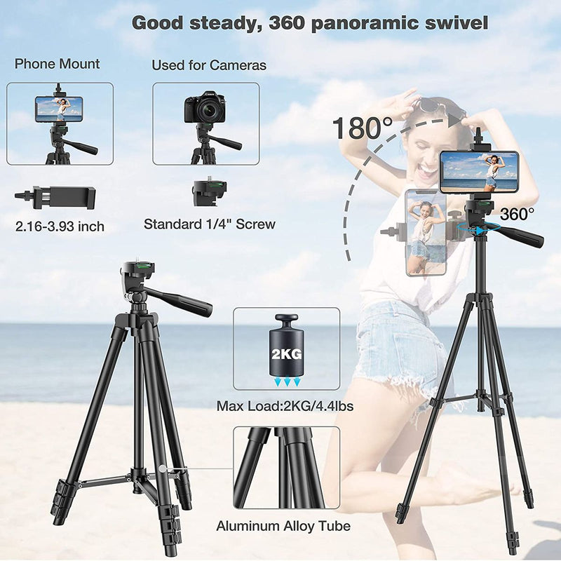 Tripod Extendable Stand Remote Control