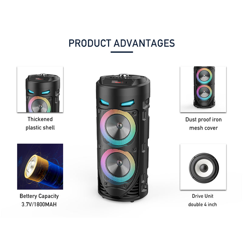 Large  Dance Portable Bluetooth Speaker