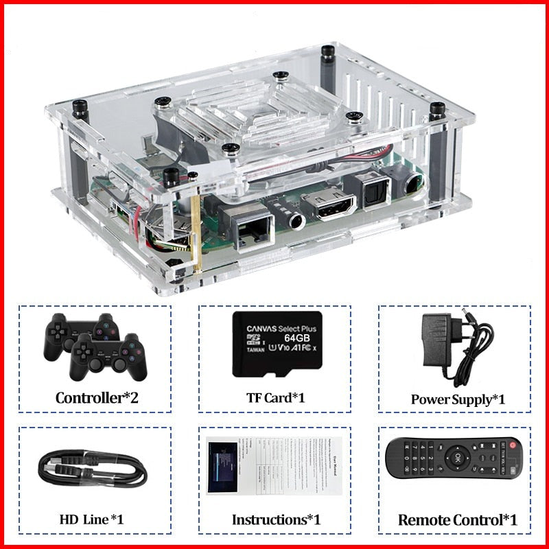 Super Console 4K HD Output Dual System