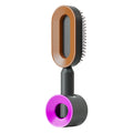 Self Cleaning Hair Brush For Women One-key Cleaning Hair Loss Airbag Massage Scalp Comb Anti-Static Hairbrush